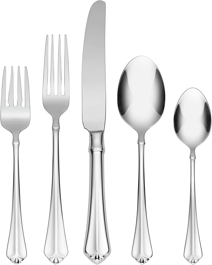 Oneida Juilliard 45-Piece 18/10 Silverware Set for 8, Flatware