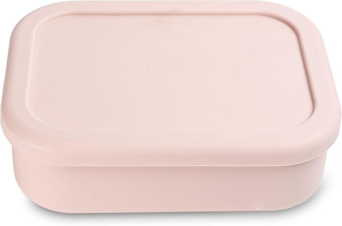 Ullabelle Silicone Bento Box |Portable, Leak Resistant, Food-Grade (Bento 3 Peach), Standard