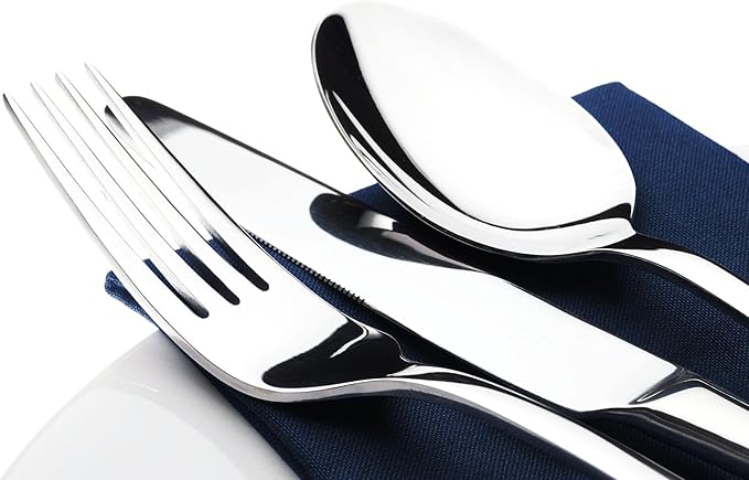 Silverware Set for 6,30 Piece Stainless Steel Flatware Utensils Cutlery Set