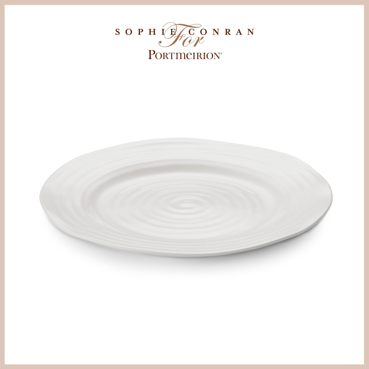 Portmeirion Sophie Conran White Salad Plate, Set of 4