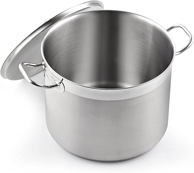 Cooks Standard Professional 8 Quart Stainless Steel Stock Pot with Lid