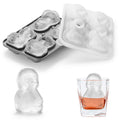Nax Caki 3D Sloth Ice Cube Mold Fun Shapes, Cute Sloth Gifts for Women, Large Craft Ice Mold, Big Sloth Ice Cube Trays for Whiskey Cocktails Bourbon