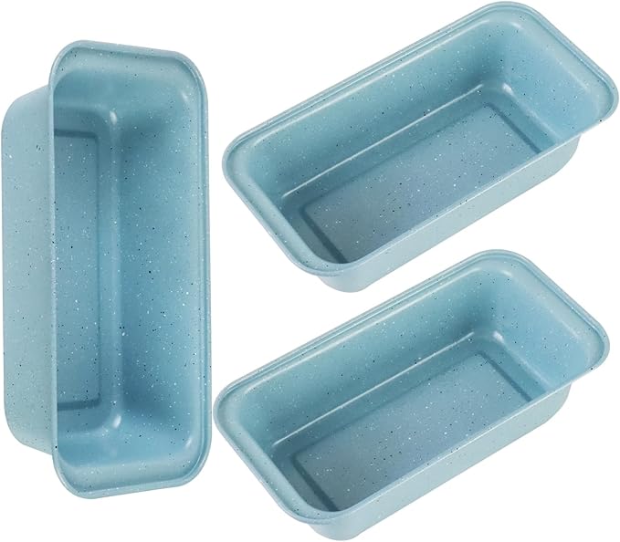 Proigtz 3-Pack Nonstick Loaf Pan, 9x4 in Nonstick Carbon Steel Bread Pans