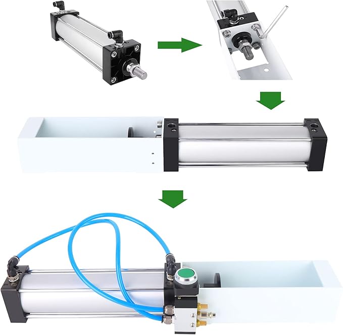 TAISHER Push Valve Aluminum Can Crusher，Eco-Friendly Recycling Tool，Heavy Duty Pneumatic Cylinder Soda Beer Can Crusher
