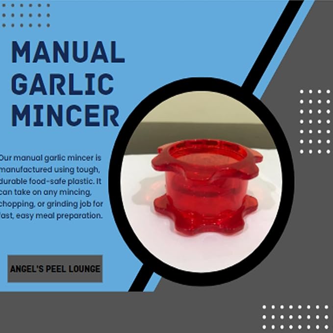 Angel’s Peel Lounge Garlic Mincer (Red)
