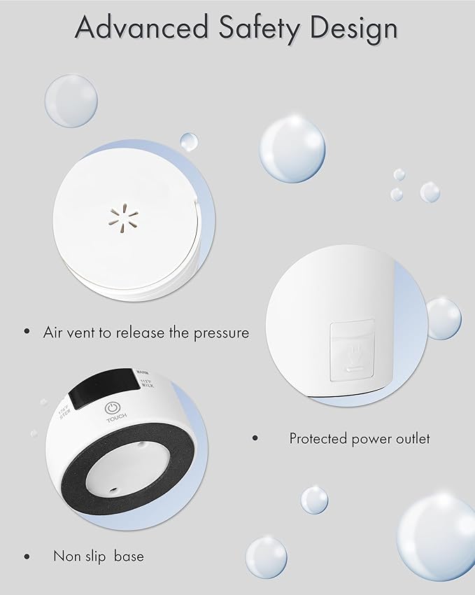 Portable Travel Small Mini Electric Kettle, Twist Lid, 450ml, 4 Temp Preset