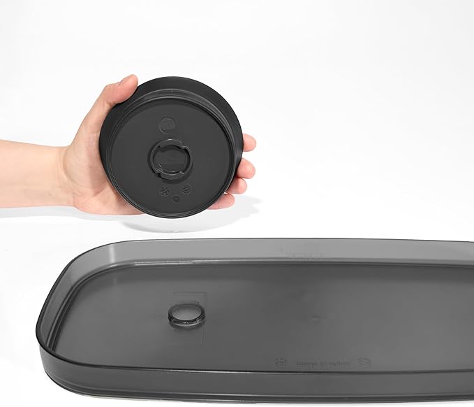 Madesmart Dipware Reusable Dining Plate, Serving Tray for Appetizers and Snacks, Sandwiches, Hummus, Sauces, Stackable & Removable Dip Bowl, Pink