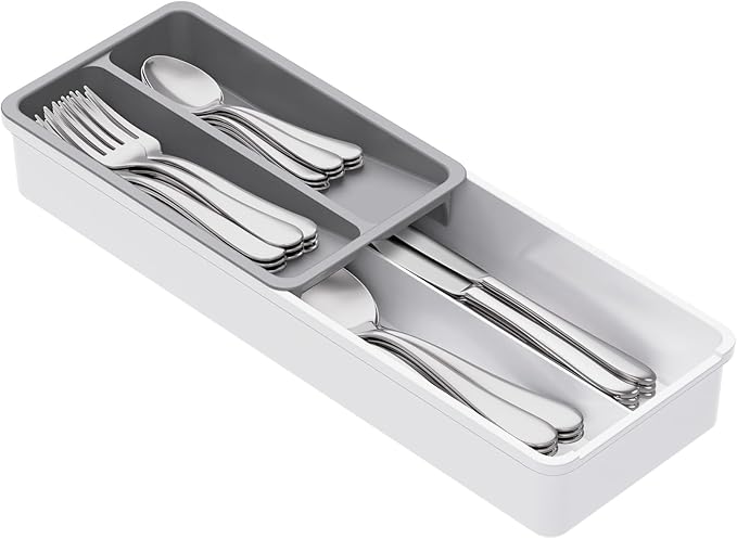 Lifewit Compact Silverware Organizer for Kitchen Drawer