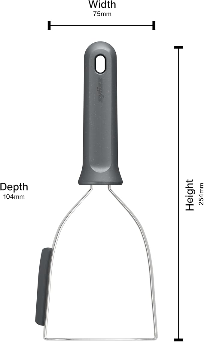 Zyliss Potato Masher Robust Stainless Steel Food and Vegetable Masher