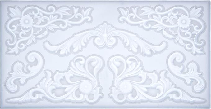 Art Molds Rococo Embellishment for Polyclay Air Dry Clay Plaster