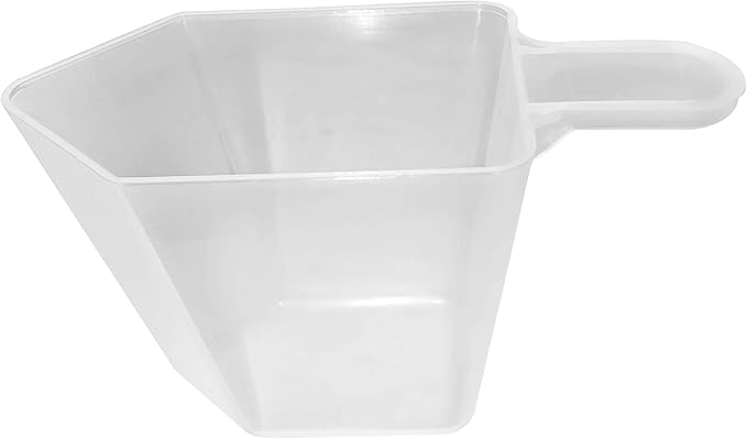 Supplement and Supply 5 Oz. (2/3 Cup | 150 mL) Scoop for Coffee, Protein Powder, Pet Food, Spices, Grains and Dry Goods – Plastic Food-Grade, BPA-Free Measuring Cup (Pack of 5)