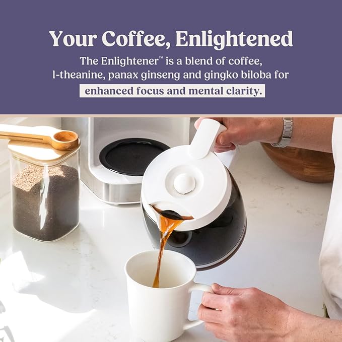 Bulletproof Enlightener Medium-Dark Roast Ground Coffee, 10 oz