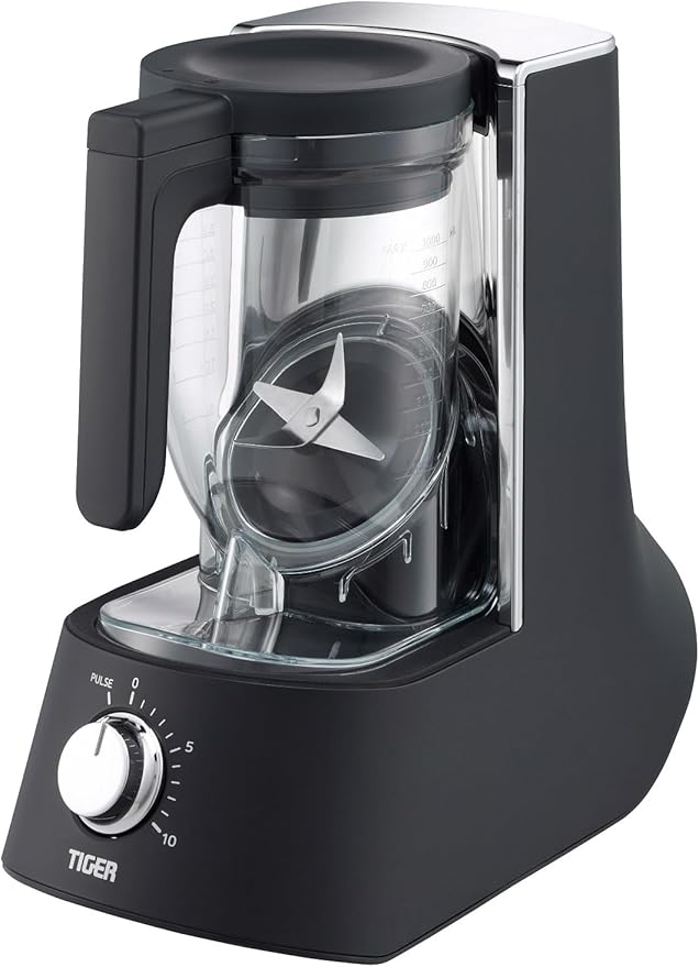 Tiger Smoothie Blender | Blender for Smoothies, Matcha, & Frozen Drinks | 45° Diagonal Blade | 10-Speed Countertop Blender | Made in Japan | Crush Ice & Whole Fruits | 32 oz