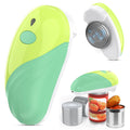 HuiJuKeJi Electric Can Opener, Rechargeable Automatic Can Opener for Seniors with Arthritis, One-Touch Hands-Free Can Opener for Almost Can Sizes, Smooth Edge & Food-Safe Kitchen Gadgets-Green
