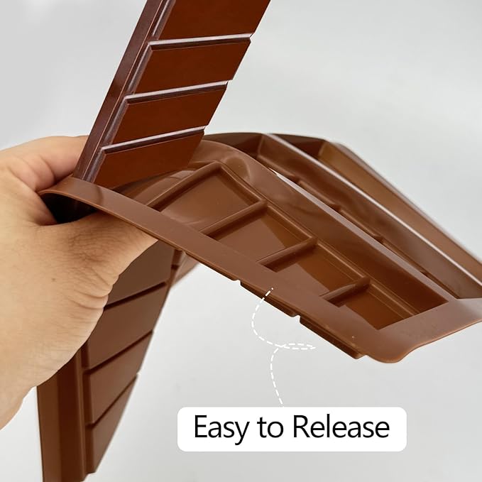 Chocolate Bar Mold Deep, Thick Silicone Dubai Chocolate Bar Molds
