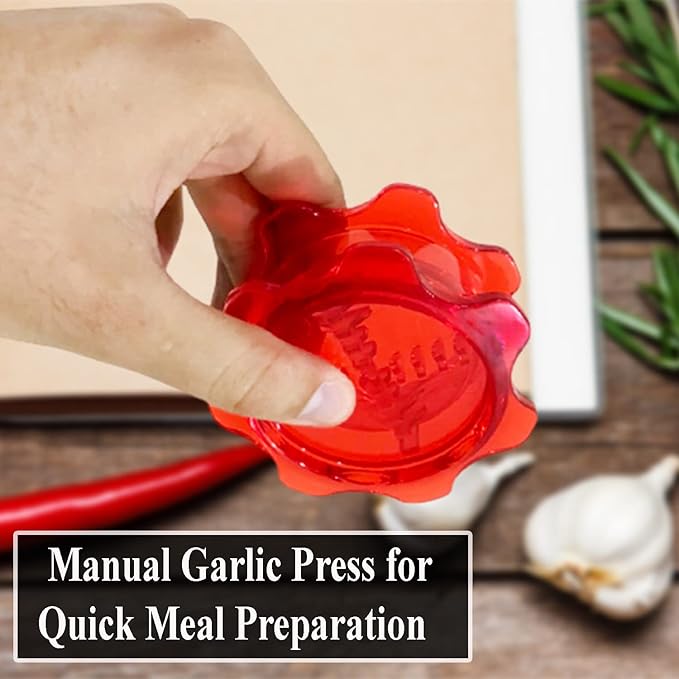 Angel’s Peel Lounge Garlic Mincer (Red)