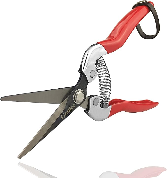 gonicc Micro-Tip Pruning Snips(GPPS-1008), Stainless Steel Garden Shears