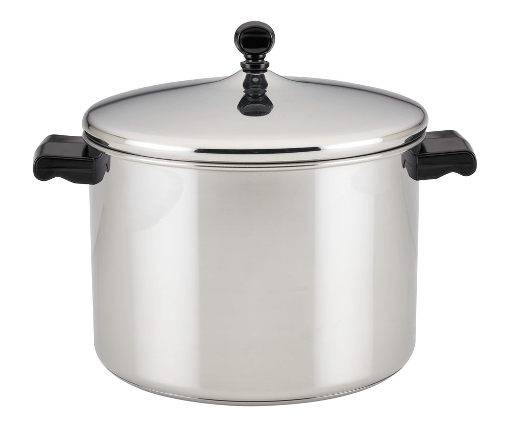 Farberware Classic Series Stainless Steel Stock Pot with Lid, 8-Quart