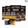 JAVA HOUSE Medium Roast Colombian Cold Brew Capsules, 1.35 Fluid Ounces (48 Count) Peel and Pour, TSA Approved, Travel Friendly Cold Brew, Hot or Iced, Instant Coffee Concentrate