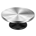 Kootek 12" Black Aluminum Alloy Cake Turntable, Cake Stand for Decorating