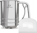 Cook Army Flour Sifter, 3 Cup Stainless Steel, Great Double-layer Baking Sifters for all Baking Flour and Powdered sugar, Flour Strainer