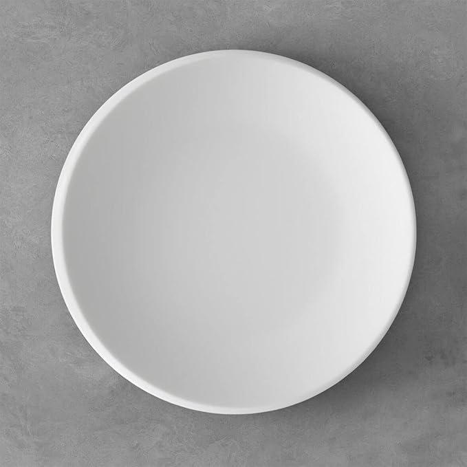 Villeroy & Boch NewMoon 12 Piece Dinnerware Set, White, Service for 4