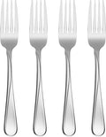 Oneida Flight Dinner Forks Silverware Set for 4, Flatware
