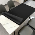 Zinkooat Kitchen Table Protector - 46x80 Inch Waterproof Easy to Clean Can Conceal Flaws Protector The Table Top from Scratches Used for Dining (Black+Black 46x80)