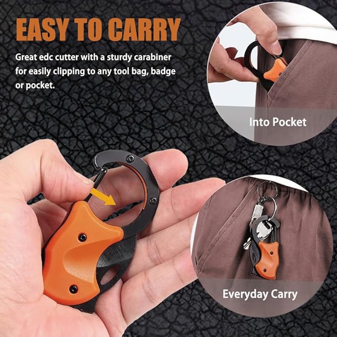 EILIKS 2 Pack Small Pocket Knife Fathers Mothers Dad Mom Day Gifts for Men Women from Daughter Wife Husband Son, EDC Knives Anniversary Birthday for Him Her, Cool Gadgets Stocking Stuffers
