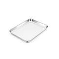 E-far Small Baking Sheet, 10.5”x8.3” Stainless Steel Toaster Oven Tray