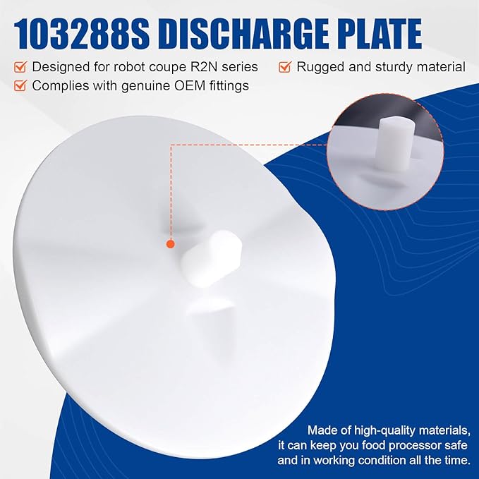 103288 Discharge Plate for Robot Coupe R2N Food Processor