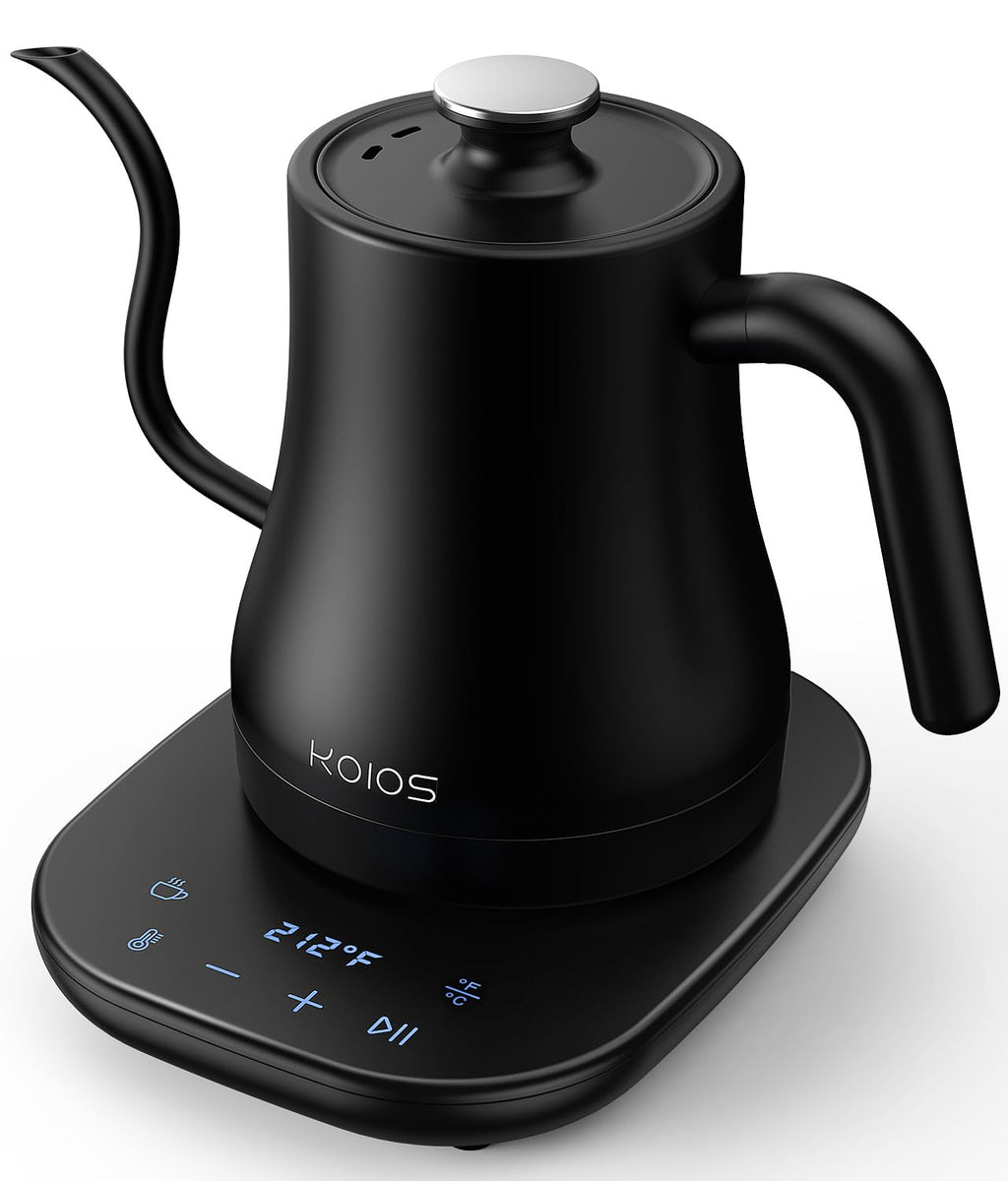 KOIOS Gooseneck Electric Kettle, ±1℉ Temp Control, Mute Mode, 4H Keep Warm