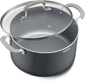 BEZIA 12QT Non Stick Stock Pot with Lid, Ceramic Big Cooking Pot for Soup