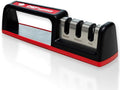 Cubikook Kitchen Knife Sharpener - Complete 3-stage Knife Sharpener CS-T01 with Diamond Dust Rods, Sturdy Design, Non-slip Base Pat, Easy and Safe to Use, Fast and Effective Manual Sharpening Tool