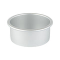 Restaurantware-Met Lux 4 x 2 Inch Straight-Sided Baking Tins, 12 Round Cake Pans - Oven-Ready, Freezable, Anodized Aluminum Round Baking Pans, Greaseproof, For Layer Birthday Cakes