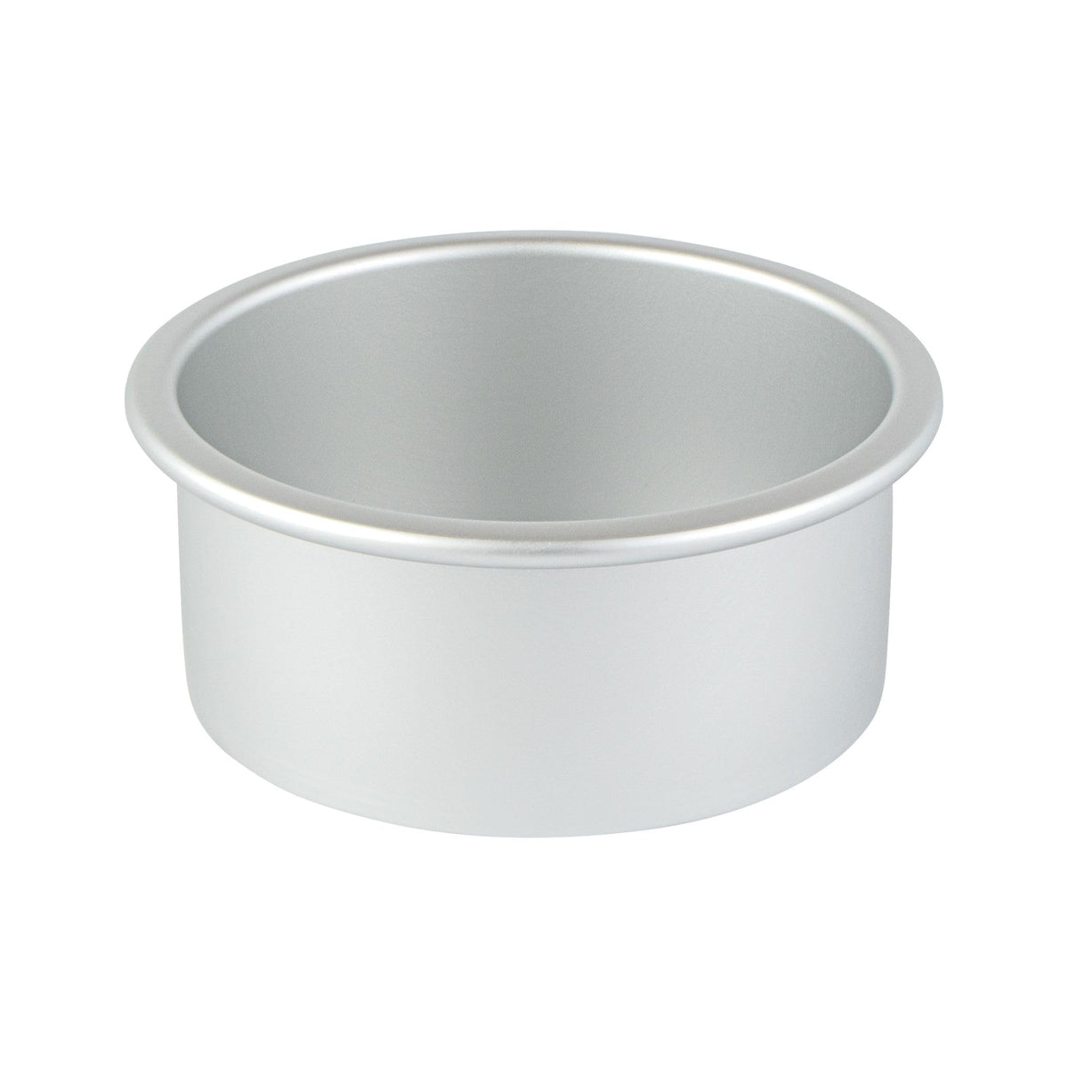 Restaurantware-Met Lux 4 x 2 Inch Straight-Sided Baking Tins, 12 Round Cake Pans - Oven-Ready, Freezable, Anodized Aluminum Round Baking Pans, Greaseproof, For Layer Birthday Cakes