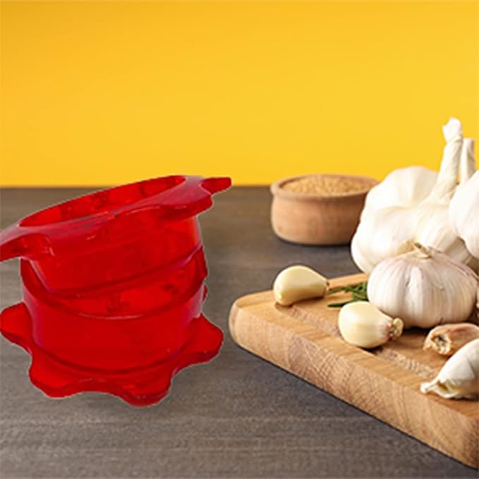Angel’s Peel Lounge Garlic Mincer (Red)
