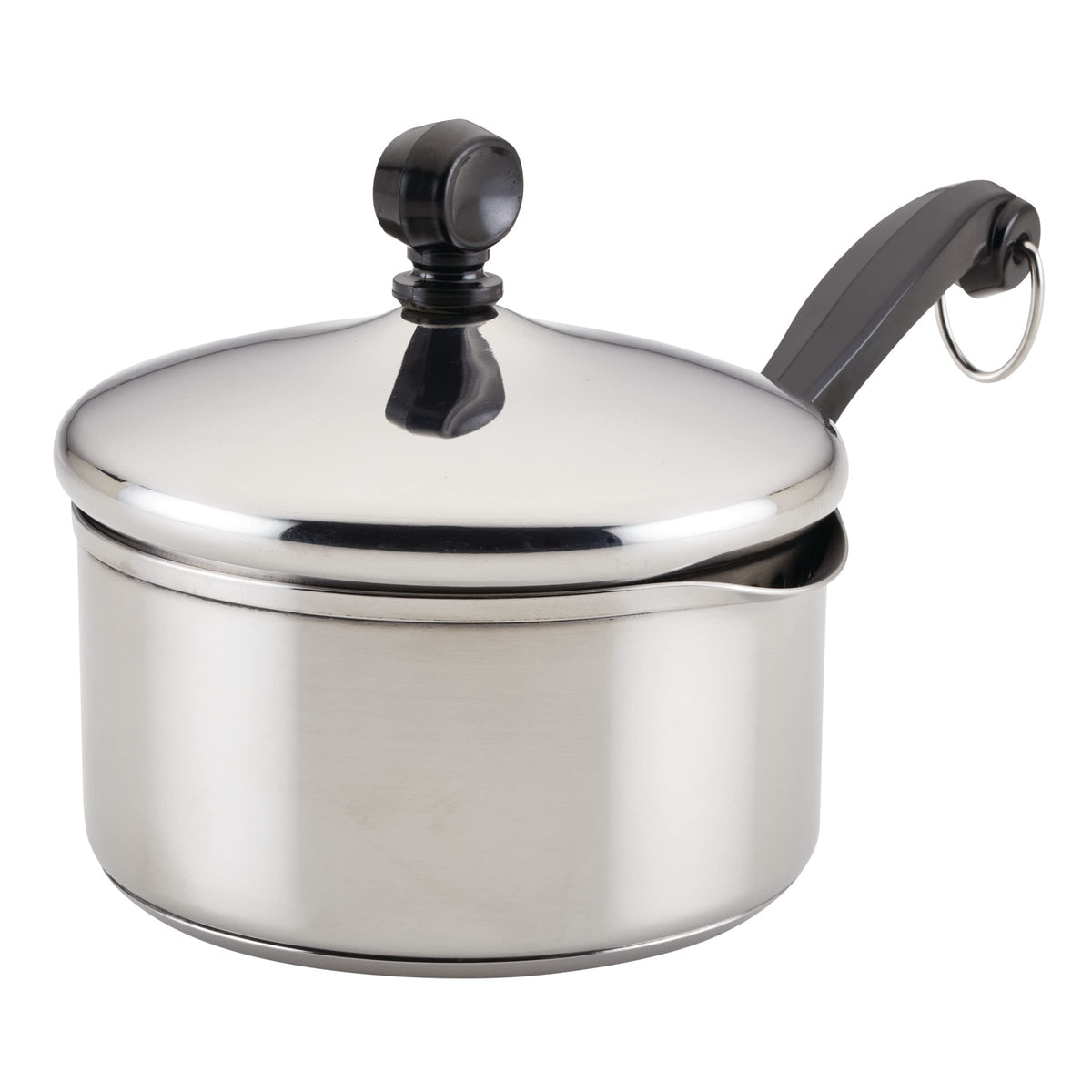 Farberware Classic Series Stainless Steel Pot with Lid, 8-Qt