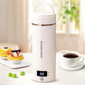 Touxila Portable Electric Kettle for Travel 120V, 13.5oz, 4 Temp Settings