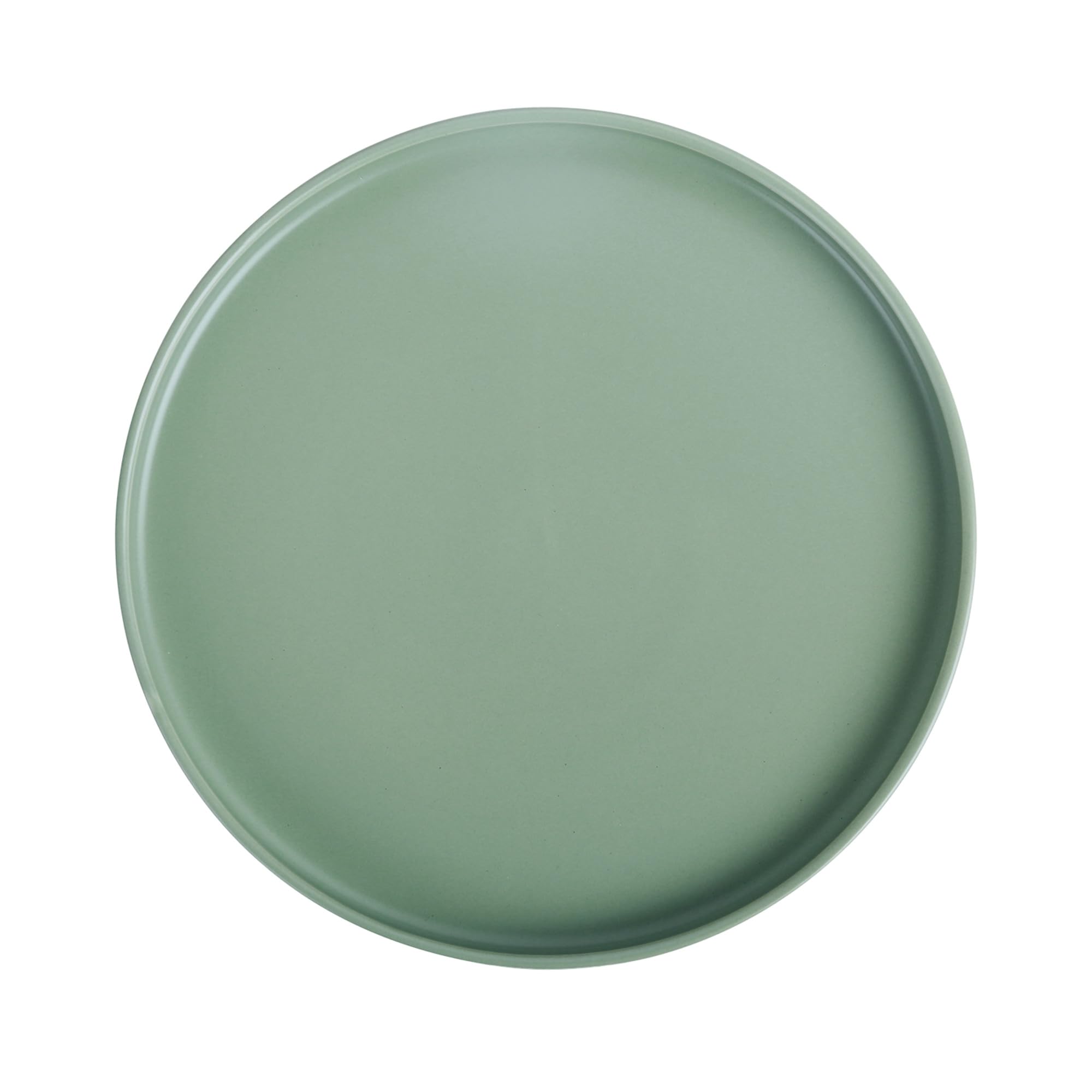 Stone Lain Stella Dinner Plate 6-Piece Set, Round, Porcelain, Honeydew