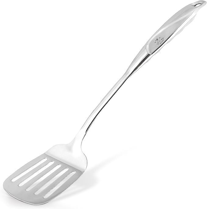 Zulay Kitchen Stainless Steel Slotted Spatula Turner