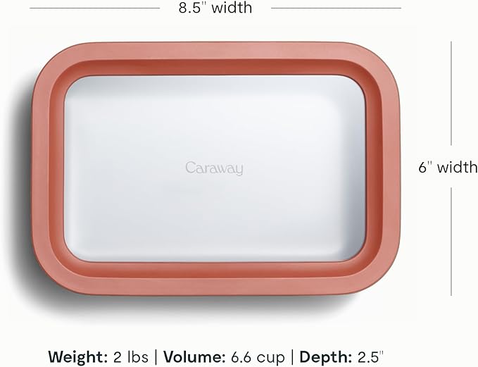 Caraway Glass Food Storage Container with Lid