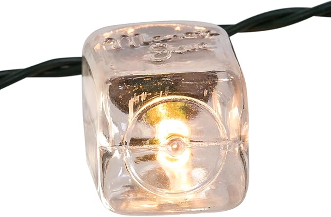 Kurt Adler Ul 10-Light Clear Mason Jar Light Set