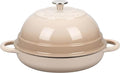 VORRINGARD Cast Iron Enameled Dutch Oven Pot with Lid for Bread Baking, Bread Oven, 6 Quart