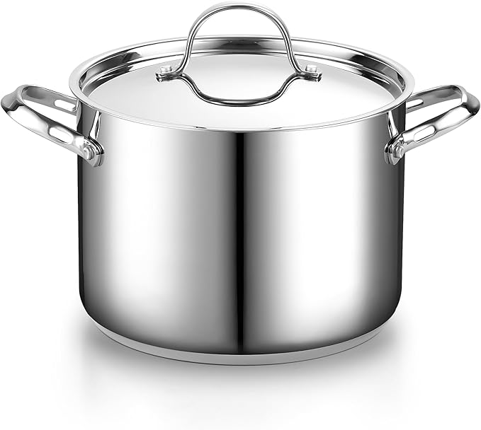 Cooks Standard Heavy Duty Stainless Steel Stock Pot - Large Deep Pot