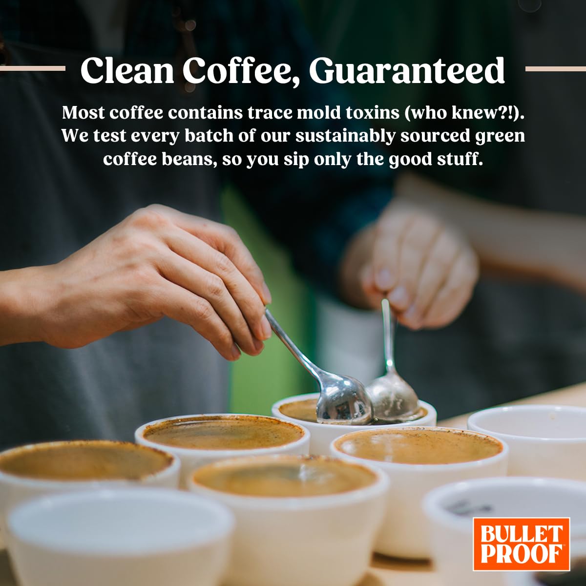 Bulletproof French Kick Dark Roast Ground Coffee, 12 Ounces, 100% Arabica Beans, Clean Coffee Tested for Toxins, Packaging May Vary
