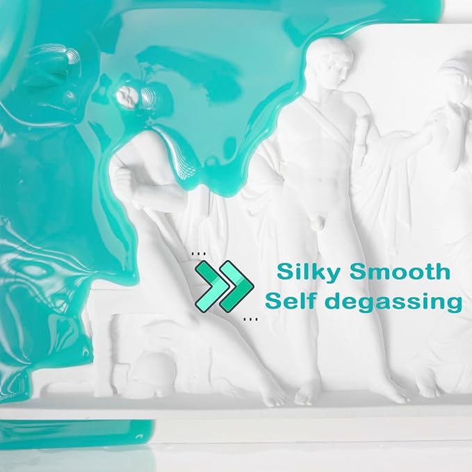 BBDINO Super Elastic Liquid Silicone Mold Making Kit 8A Jade Green 4.4 Lbs