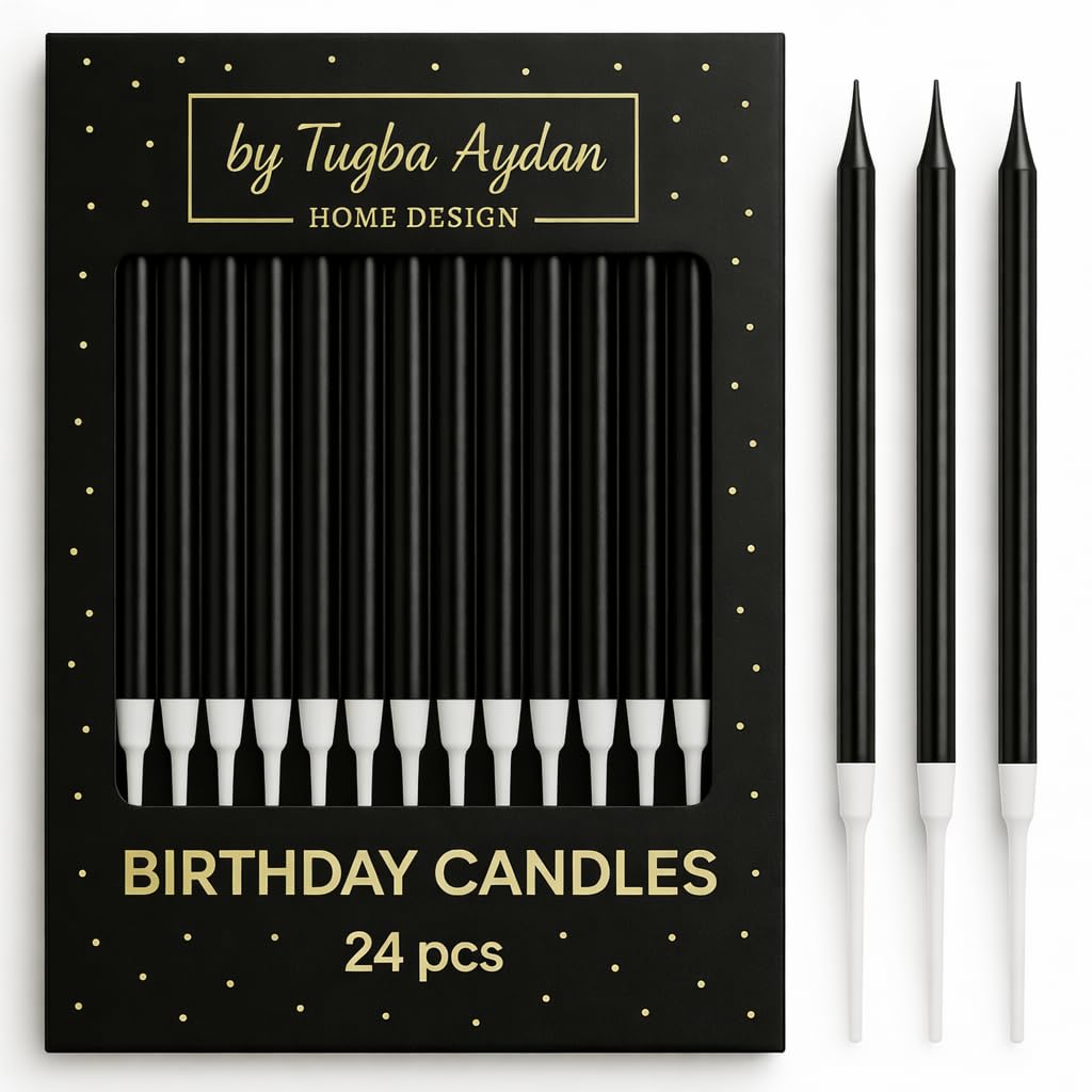 Bulk Birthday Candles for Cake – 72 Count Mixed Color Pack, Traditional Birthday Candles for All Ages & Party Themes