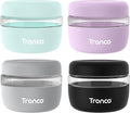 Tronco 16 oz Glass Food Storage & Lunch Bowl Containers with Airtight Lids
