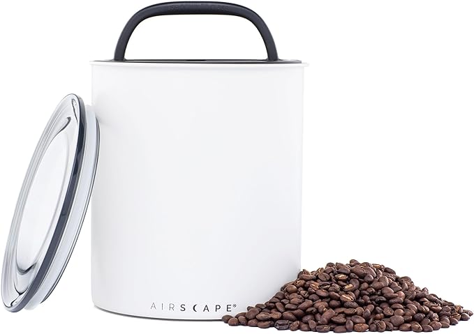 AirScape by Planetary Design | 2.2 lbs Coffee Storage | Matte White